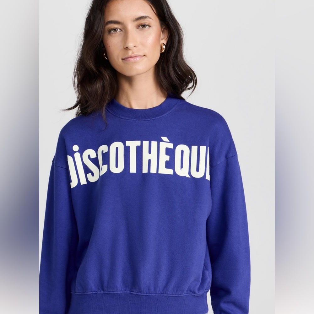 Clare V Discotheque Sweatshirt xs